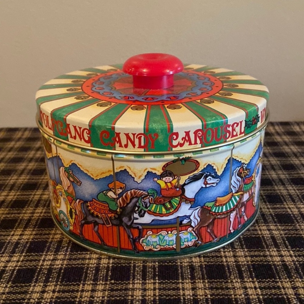Vintage Wolfgang Candy Tin
